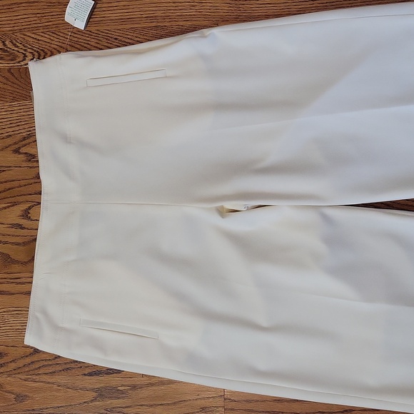Boutique Essentials cream colored size 16 elegant evening professional trousers - Picture 2 of 10